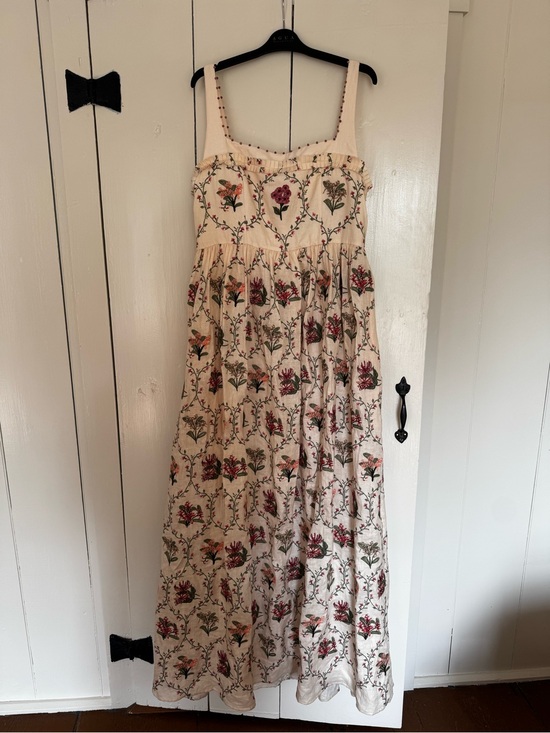 Agua by Agua Bendita Dresses & Skirts - Agua by Agua Bendita Barbara Floral Hand Embroidered linen Maxi Dress NWT